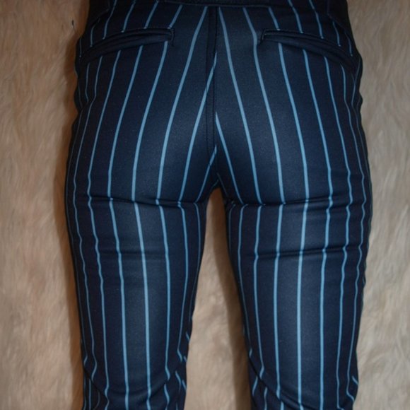 Boy's BASEBALL PANTS Blue With Light blue Stripes BY MARUCCI SIZE YOUTH XL - Picture 1 of 2